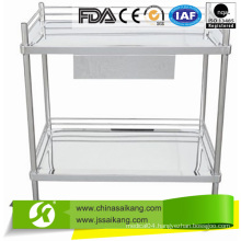 Hospital Stainless Steel Instrument Trolley Equipment